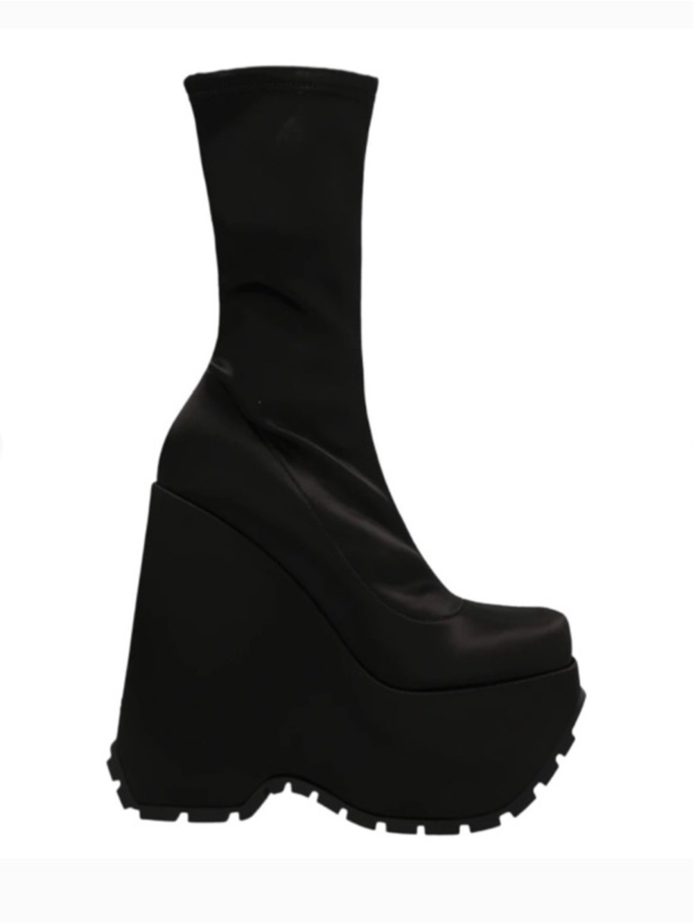 Versace Platform Satin Boots